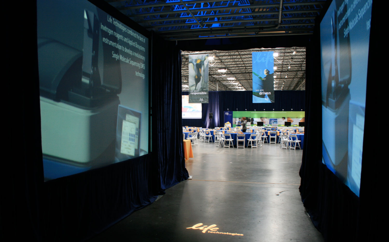 warehouse corporate event